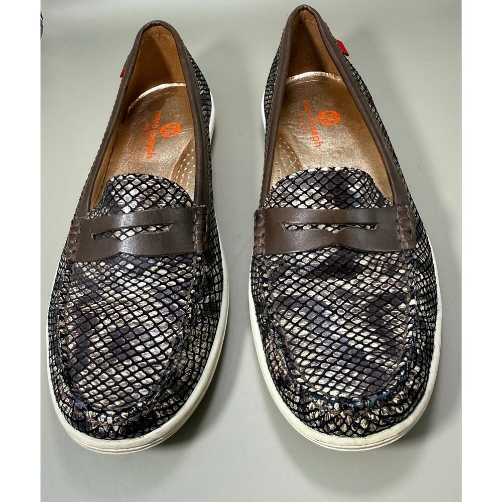 Marc Jacob’s Snake Skin Leather Loafers Size 8.5